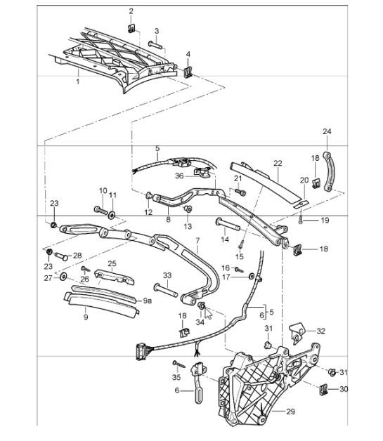 Diagram 811-07 Porsche Macan (95B) MK1 (2014-2018) Body