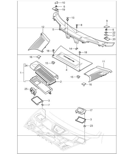 Diagram 813-20 Porsche 992 (911) MK2 2024>> 