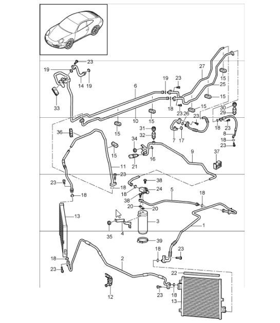 Diagram 813-25 Porsche Macan (95B) MK1 (2014-2018) Body