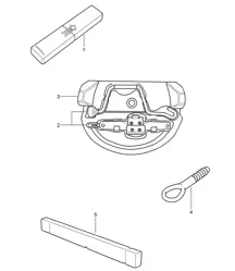 Tool jack 997.2 Carrera 2009-12