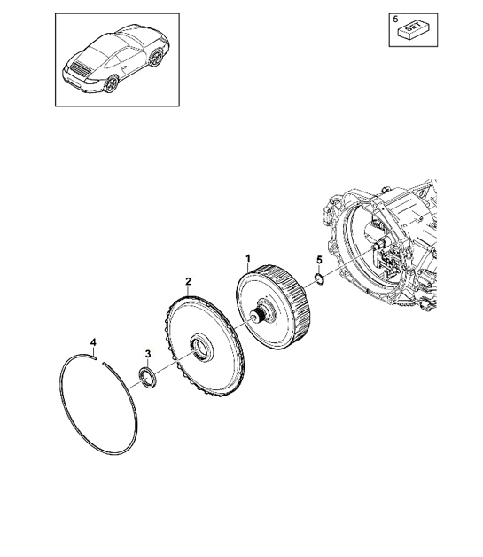 Diagram 320-010 Porsche 944 Turbo 2.5L 8V 1985-88 