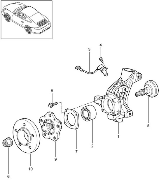 Diagram 401-005 Porsche Panamera 4 V6 3.0L 4WD（330 马力） 