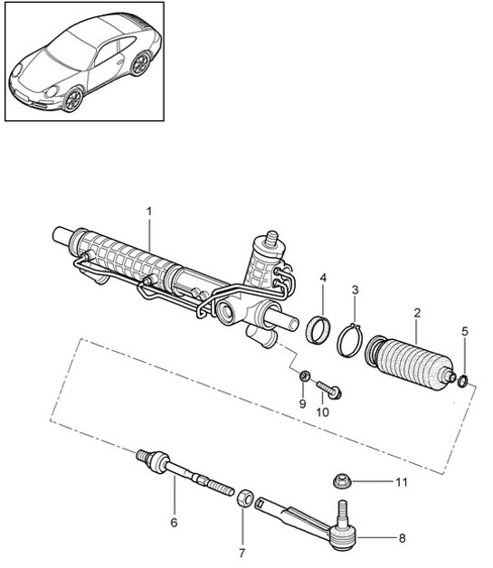 Diagram 403-000 Porsche 928 (1978-1995) 