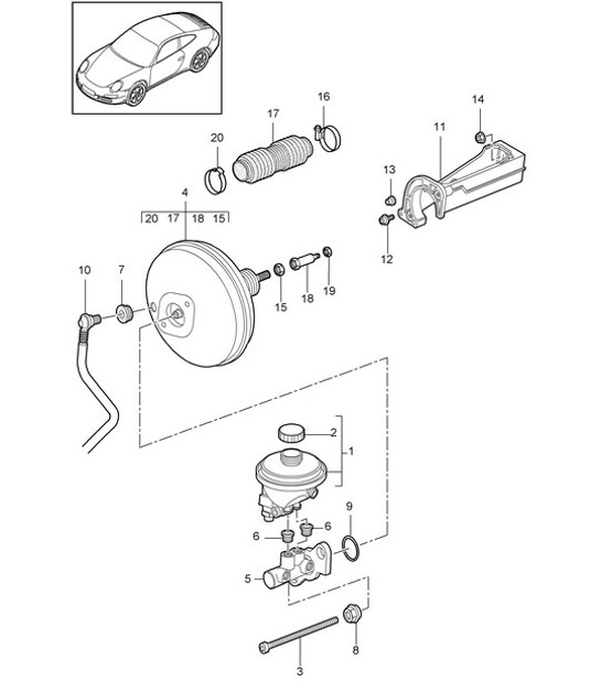 Diagram 604-000 Porsche Macan (95B) MK1 (2014-2018) Wheels, Brakes