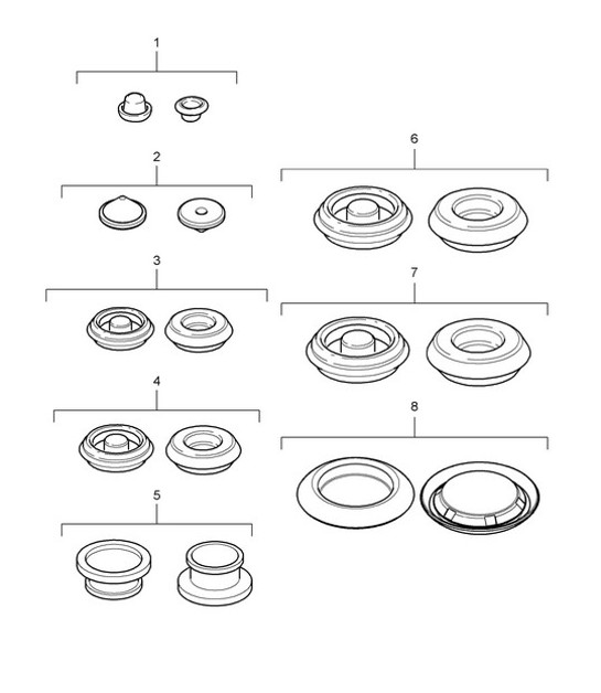 Diagram 801-002 Porsche Macan (95B) MK1 (2014-2018) Body