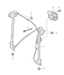 Window regulator 997.2 Carrera 2009-12