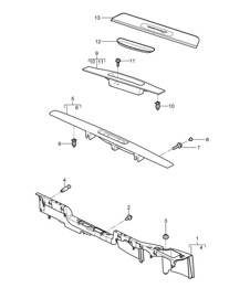 Trim / Sill 997.2 Carrera 2009>>