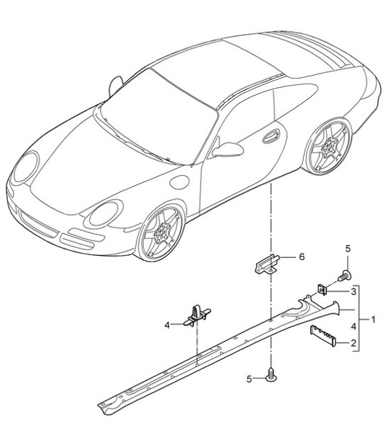 Diagram 810-005 Porsche Macan (95B) MK1 (2014-2018) Body