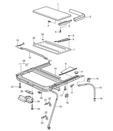 Sunroof 997.2 2009-2012