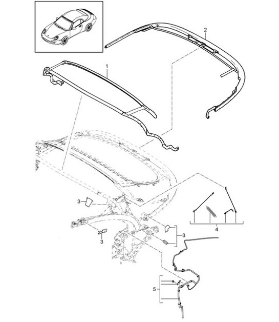 Diagram 811-030 Porsche Carrera GT (2003-2006) 