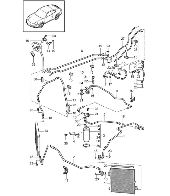 Refrigerant circuit 997.2 Carrera 2009-12