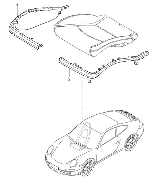 Diagram 817-009 Porsche Macan (95B) MK1 (2014-2018) Body