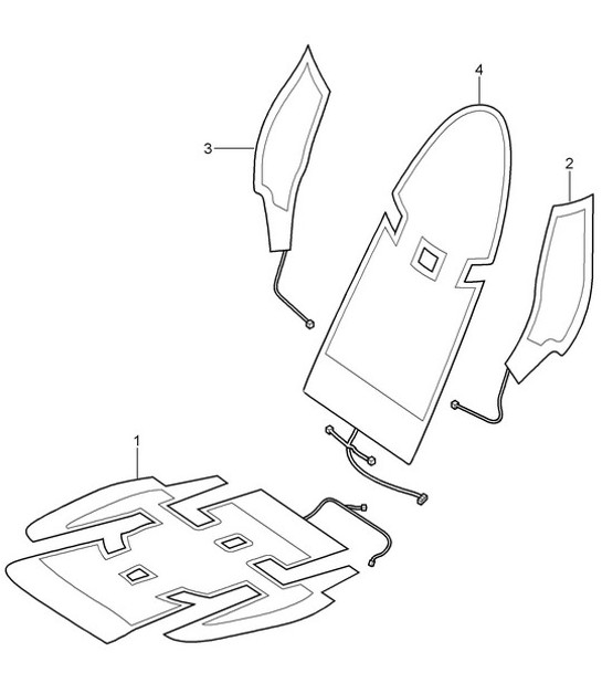 Diagram 817-018 Porsche Cayenne 9YA (E3) 2018-2023 