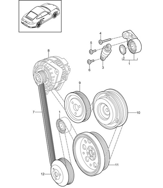 Diagram 101-010 Porsche Taycan (9J1) MK2 2024>> 