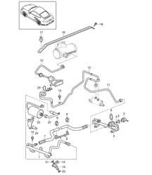 Fuel collection pipe - 9770 - 997.2 GT2 RS 3.6L 2010-11