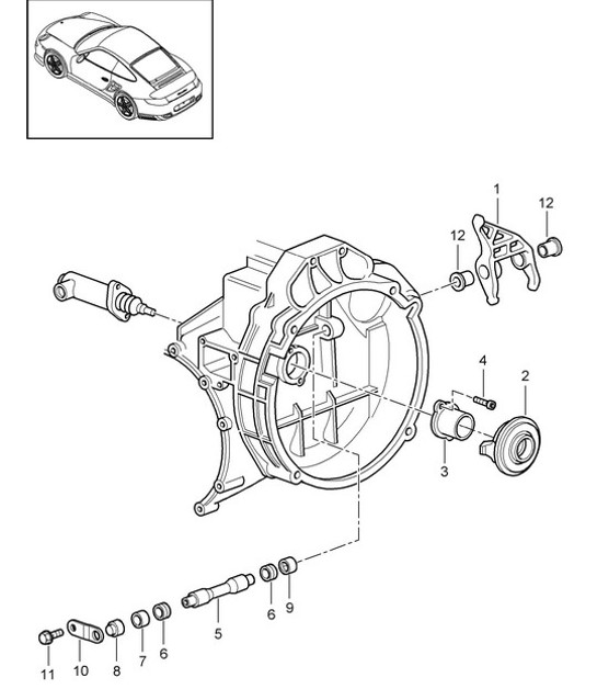 Diagram 301-005 Porsche Macan (95B) MK1 (2014-2018) Transmission