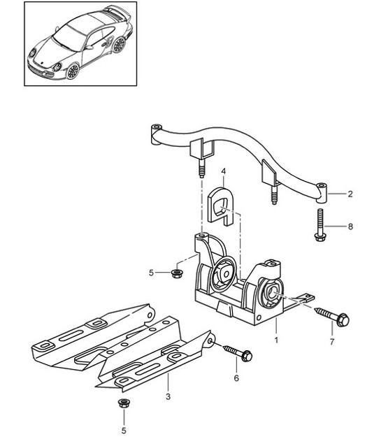 Diagram 306-000 Porsche Macan (95B) MK1 (2014-2018) Transmission