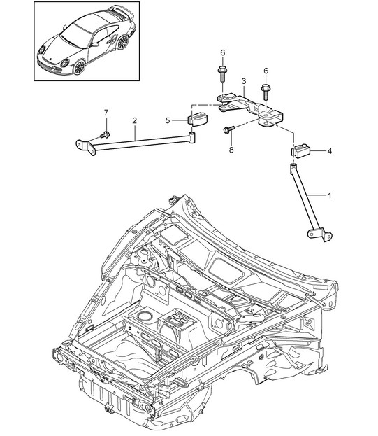 Front end / Individual parts 997.2 Turbo / GT2 RS 2010-13