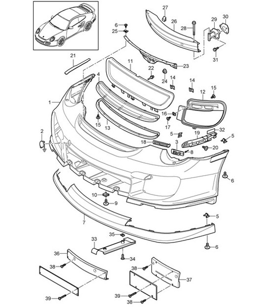 Diagram 802-002 Porsche 944 (1982-1991) 