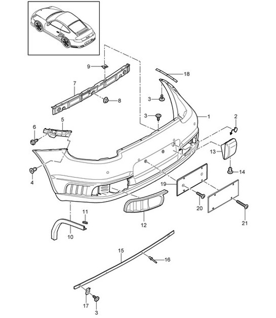 Diagram 802-006 Porsche Cayman 718C (982C) 2017>> Body