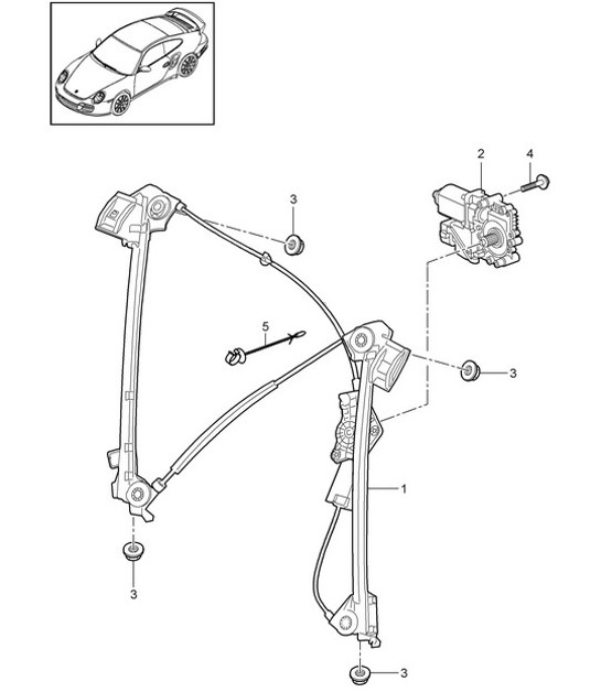 Diagram 804-030 Porsche Cayman 987C / 981C (2005-2016) Body