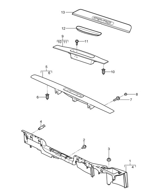 Trim / Sill 997.2 Turbo / GT2 RS 2010-13
