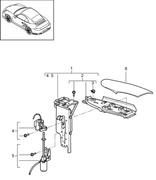 Diagram 811-030 Porsche 356 (1950-1965) Body