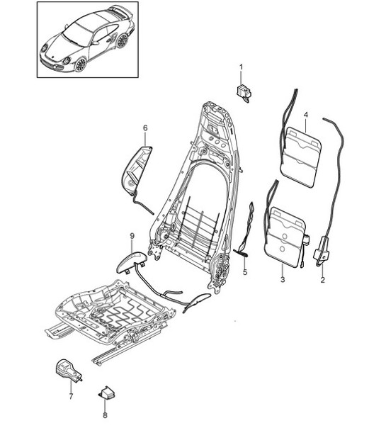 Diagram 817-022 Porsche 944 (1982-1991) 