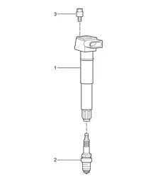 Ignition system 997.2 Turbo / GT2 RS 2010-13