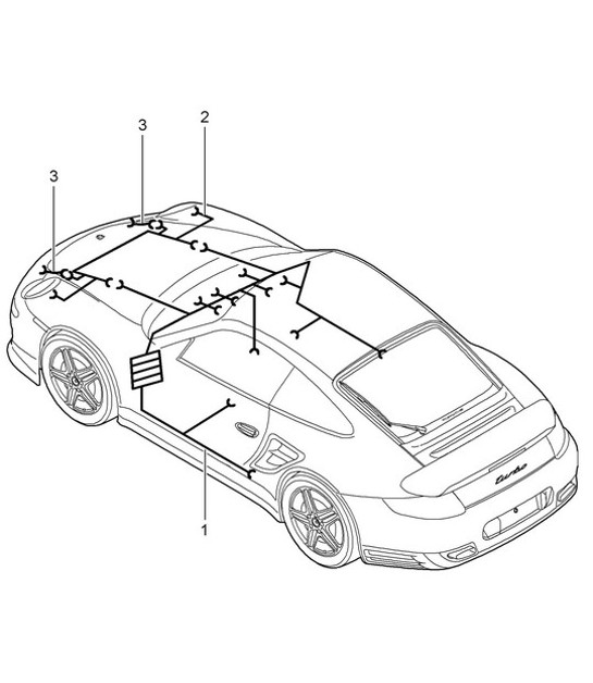 Diagram 902-010 Porsche Boxster 718 (982) 2017>> Electrical equipment