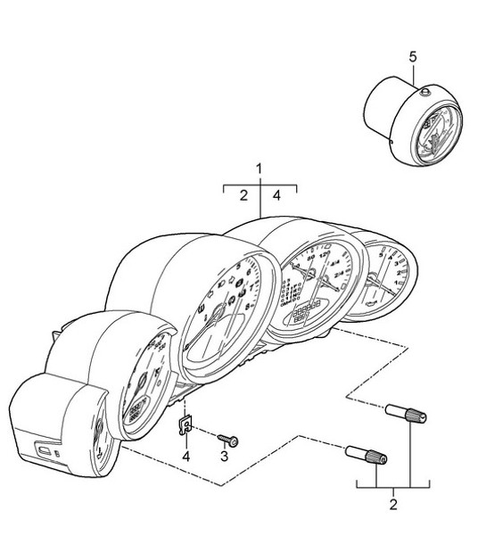 Diagram 905-005 Porsche 992 (911) MK1 2019-2024 Electrical equipment
