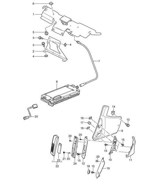 Diagram 911-010 Porsche Taycan (9J1) MK2 2024>> 