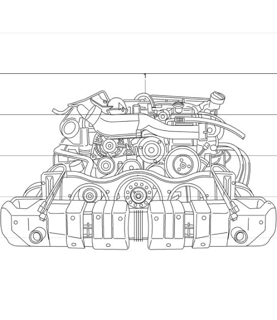 replacement engine ready for installation for 997.1 M97.70 TURBO 2007-09 and 997.1 M97.70 I101 2008 ONWARDS