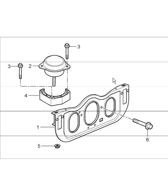 Diagram 109-00 Porsche Boxster S 718 2.5L Manual (350 Bhp) 05/2017>> Engine
