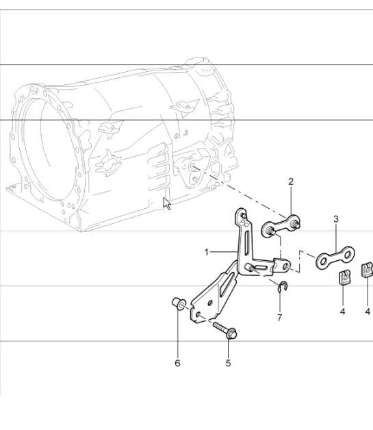 Diagram 320-05 Porsche Macan (95B) MK1 (2014-2018) Transmission