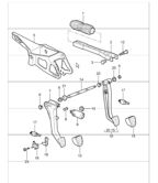 Hand Lever System, Pedal Cluster  997 (911) MK1 2005-2008