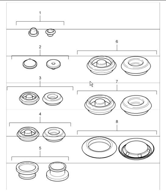 Diagram 801-02 Porsche 955  Cayenne Turbo S 4.5L 2006>> Body