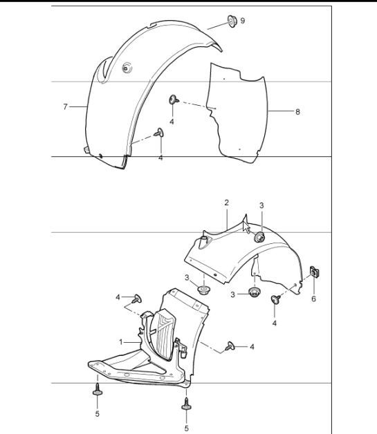 Diagram 801-75 Porsche Macan (95B) MK1 (2014-2018) Body