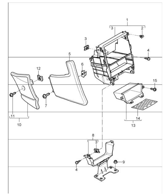 Diagram 809-15 Porsche 968 (1992-1995) Body