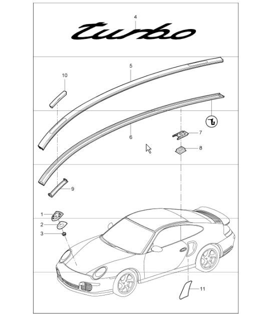 Diagram 810-00 Porsche Macan (95B) MK1 (2014-2018) Body