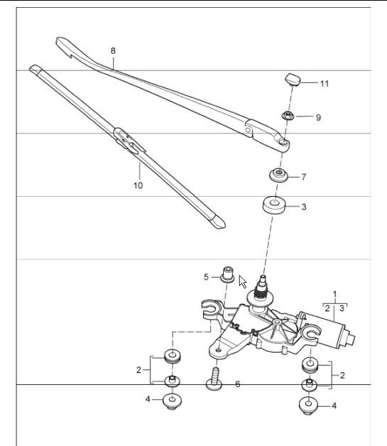 Diagram 904-05 Porsche 970.2 Panamera S E-Hybrid V6 3.0L (416Hp) 2014-16 Electrical equipment