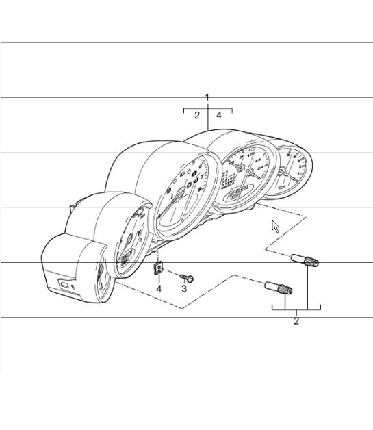 instruments exclusive programme 997.1 TURBO / GT2 2007-09