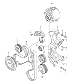 Engine Cayenne 9PA (955) 2003-2006