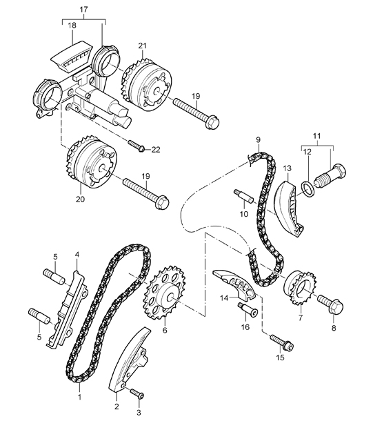 Valve control - M02.2Y - 955 Cayenne 2004>>
