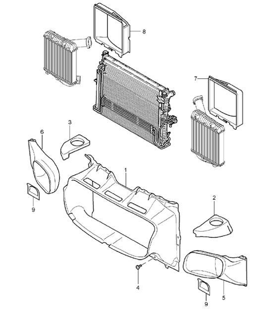 Diagram 105-35 Porsche 991.2 Cabriolet 4 3.0L (370 Bhp) 2016-19 Engine