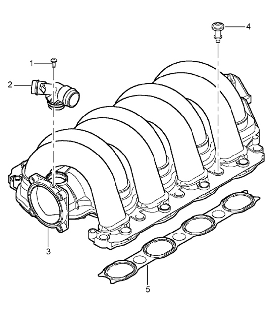 Diagram 107-10 Porsche Macan (95B) MK1 (2014-2018) Engine