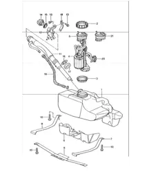 Fuel tank 996 GT3-1 1999-05