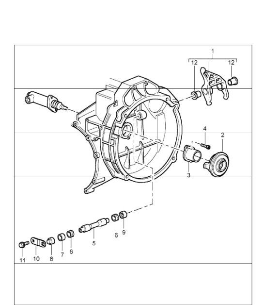 Diagram 301-05 Porsche Boxster 986 2.7L 2003-04 Transmission