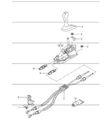 transmission control, manual transmission 996 GT3-1 1999-05