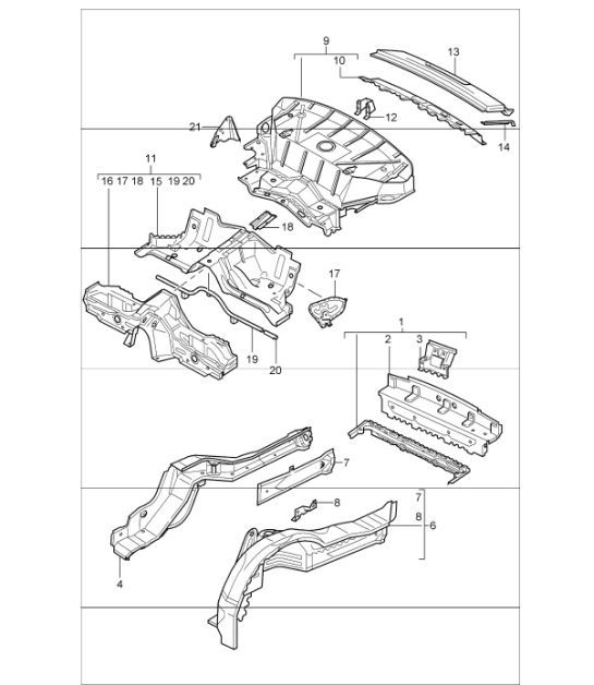 rear end 996 GT3-1 1999-05